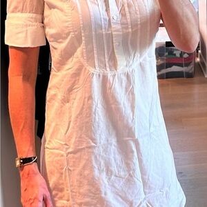 Juicy Coture Vintage White Cotton Shirt Dress with Excellent Details! -10